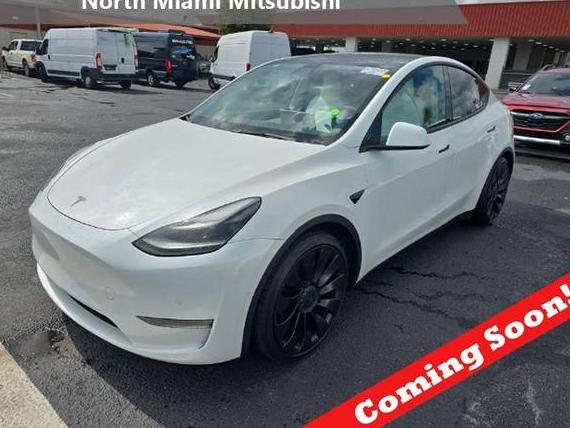 TESLA MODEL Y 2022 7SAYGDEF6NF455840 image
